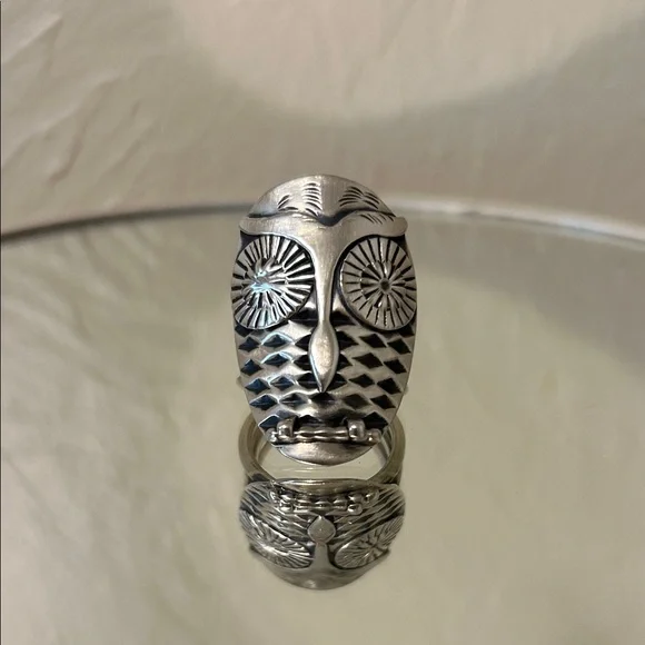 Sterling Silver Owl ring - Picture 1 of 5